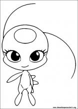 desenhos da marinette para colorir