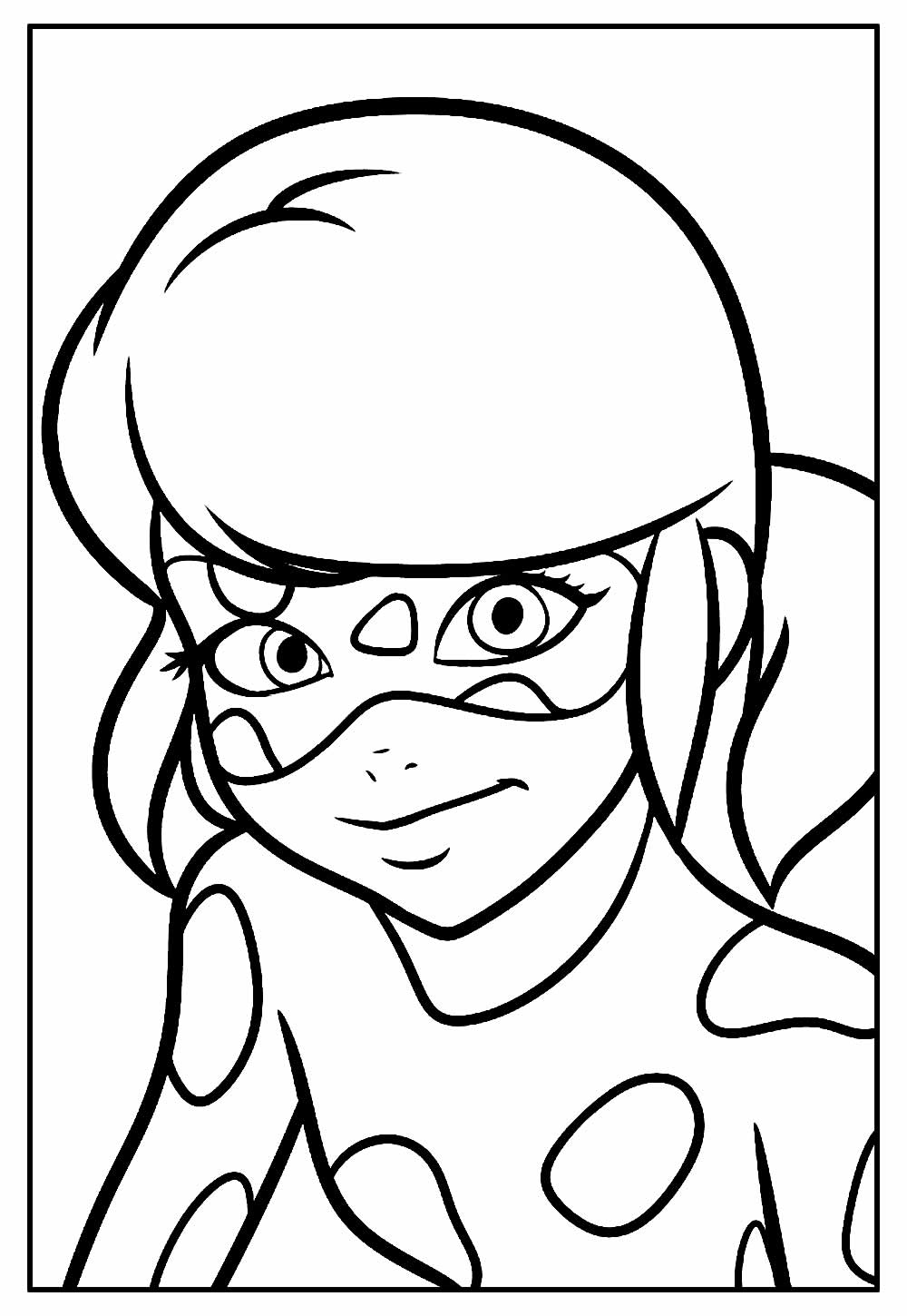 desenhos da marinette para colorir