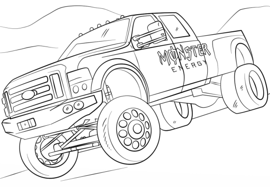 jogos de colorir monster truck online