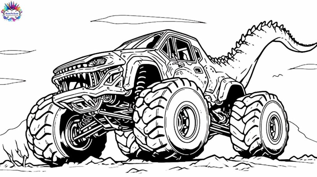 livro de atividades monster truck