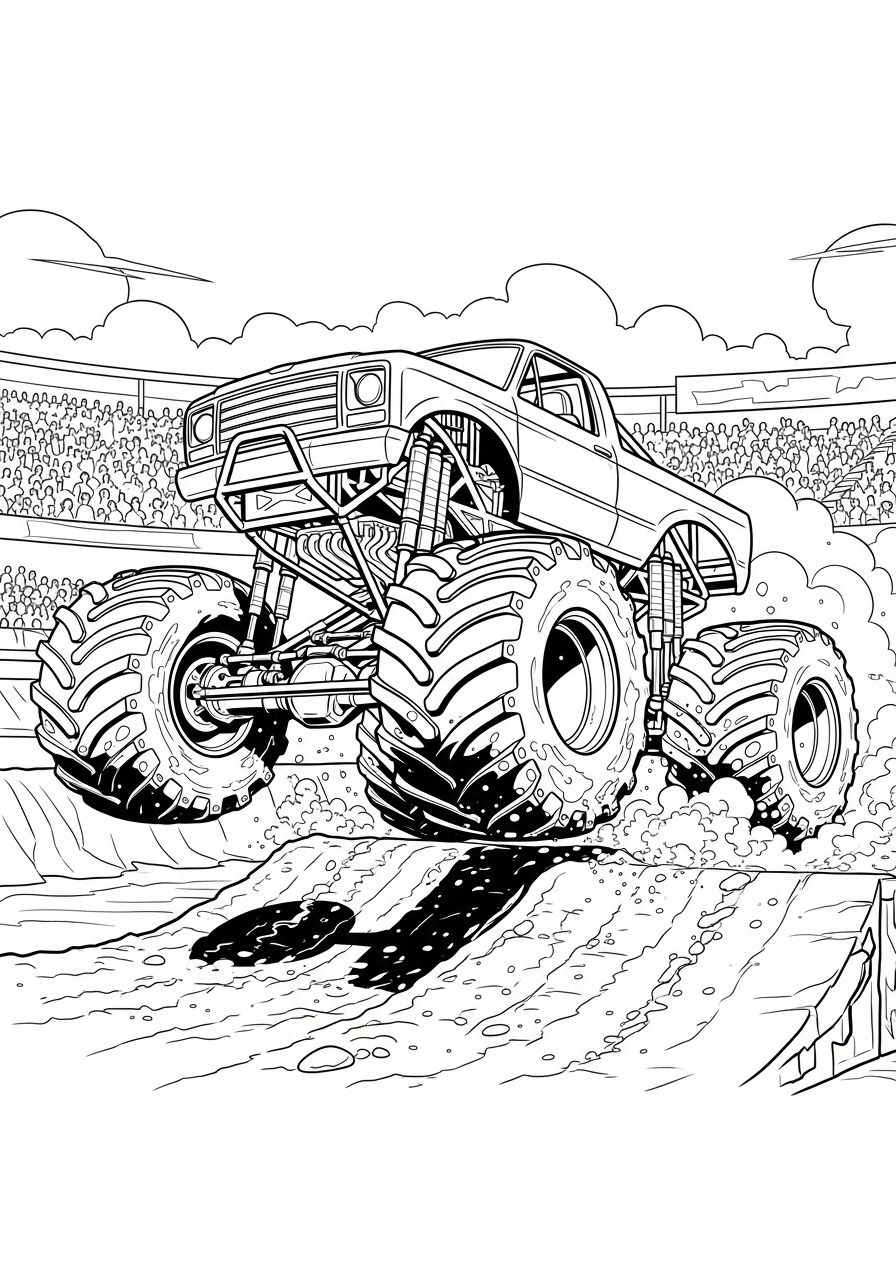 monster truck pdf para imprimir