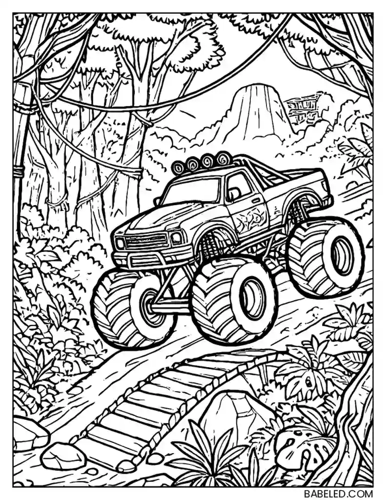 jogos de colorir monster truck online