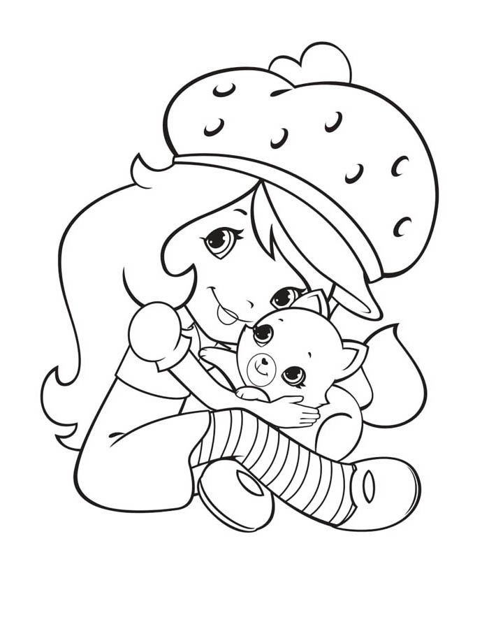desenhos da moranguinho para pintar