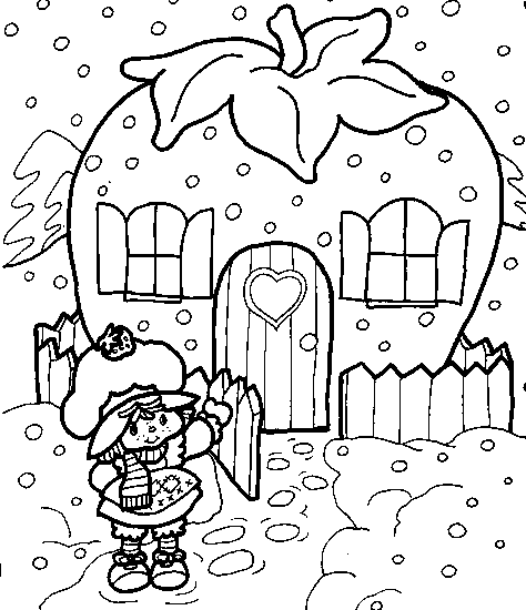 desenho da moranguinho para imprimir
