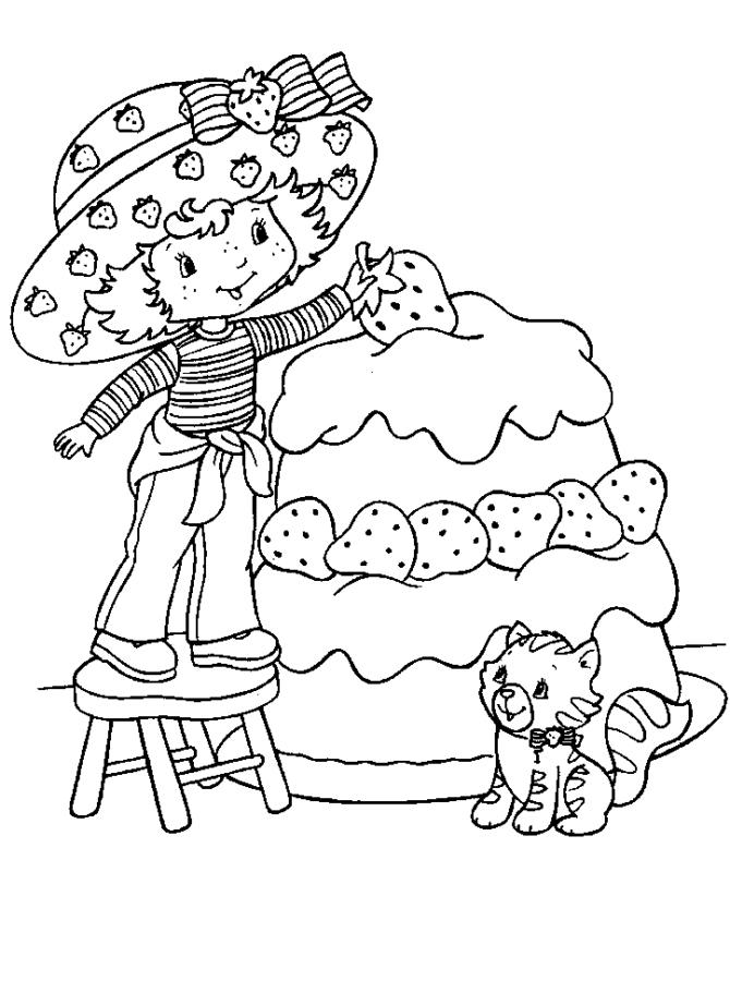 desenhos da moranguinho e amigos para colorir