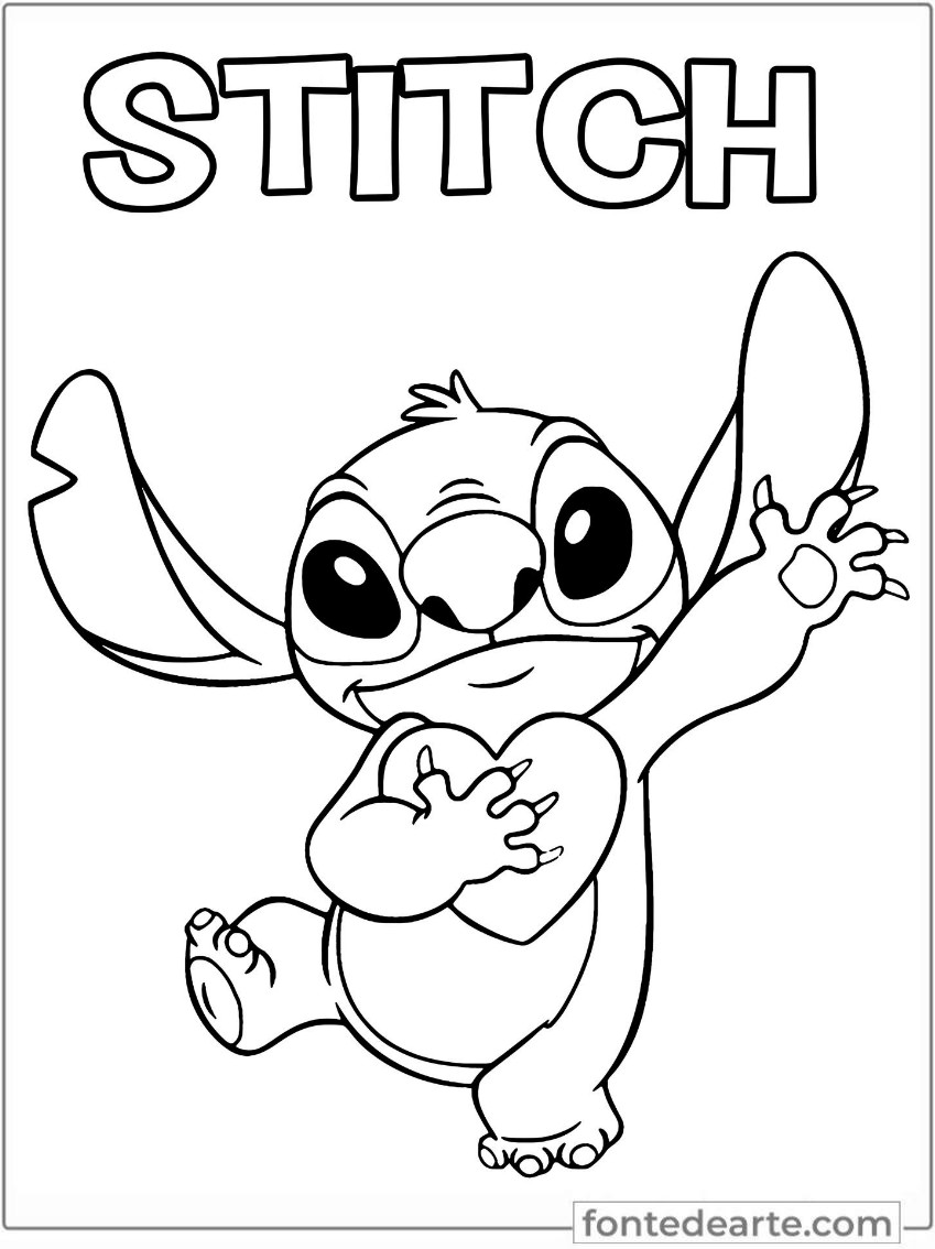 desenhos fofos do Stitch