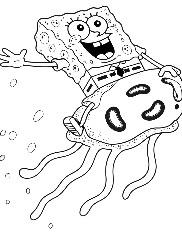 Crie Seu Próprio Livro de Colorir do Bob Esponja com o Pinterest