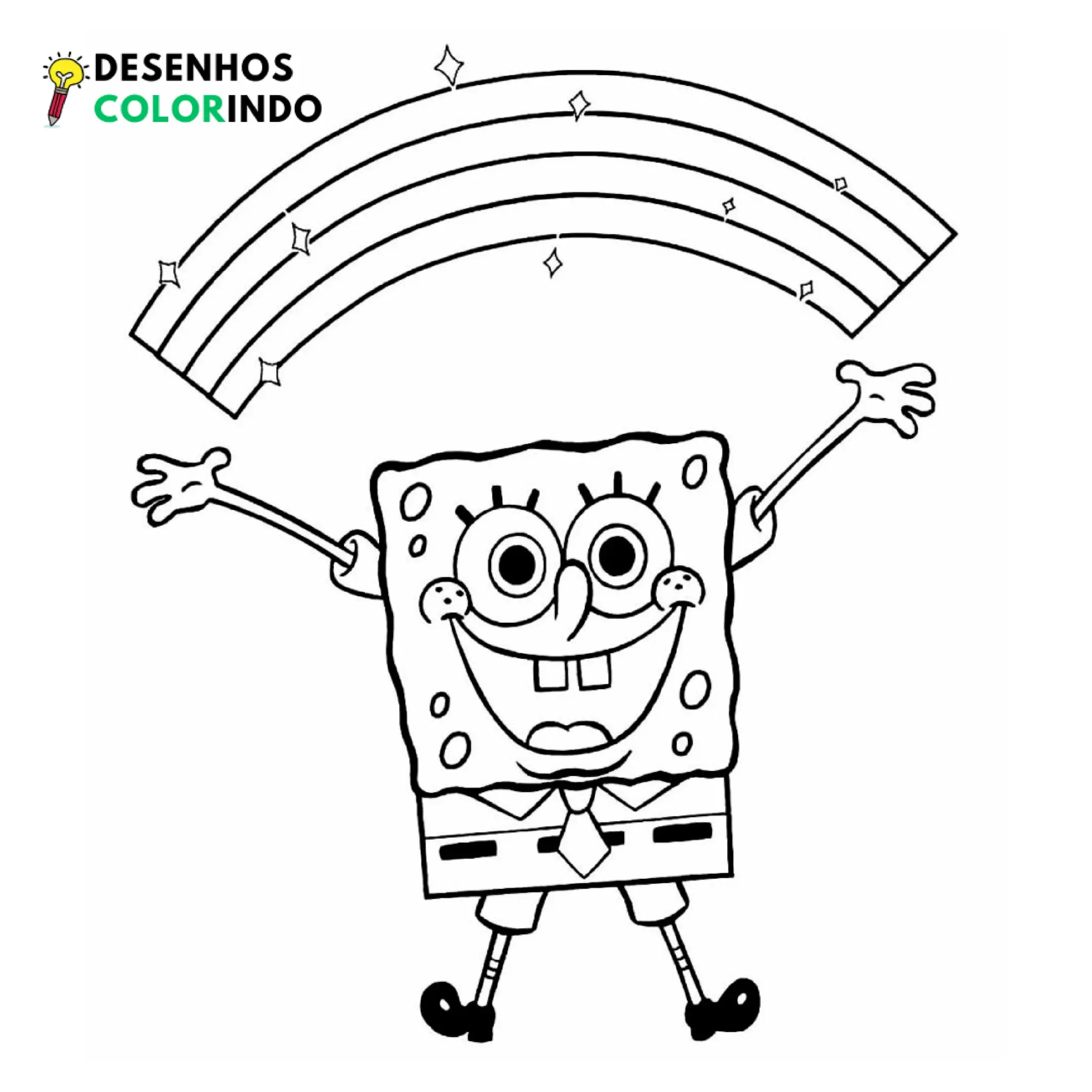 Como Imprimir Desenhos do Bob Esponja em Alta Qualidade