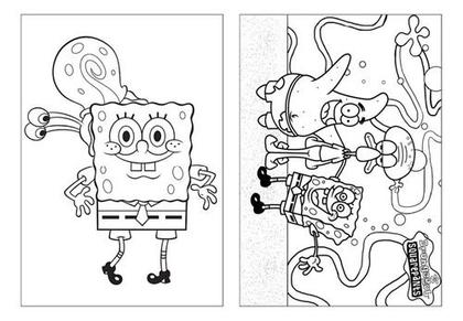 Atividades Pedagógicas com Desenhos do Bob Esponja