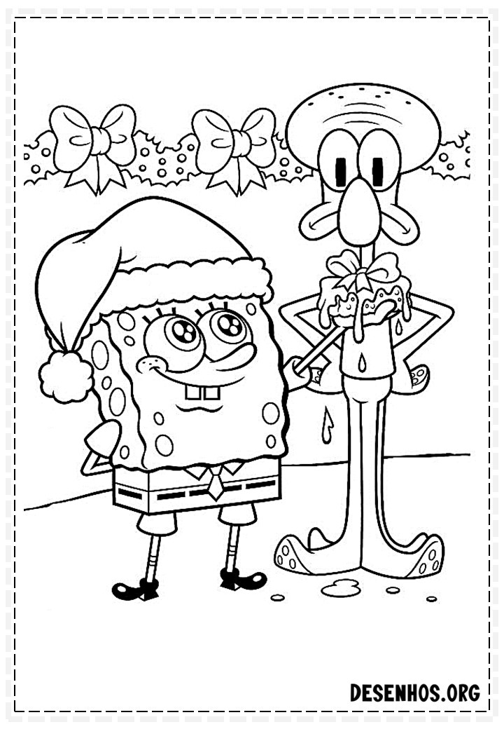 Como Imprimir Desenhos do Bob Esponja em Alta Qualidade