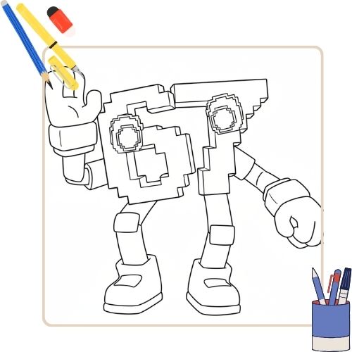 Cores Neon e Estilo Surreal: Liberte a Criatividade nos Desenhos de Brainrot