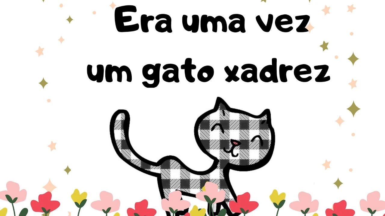 desenho para imprimir do gato xadrez