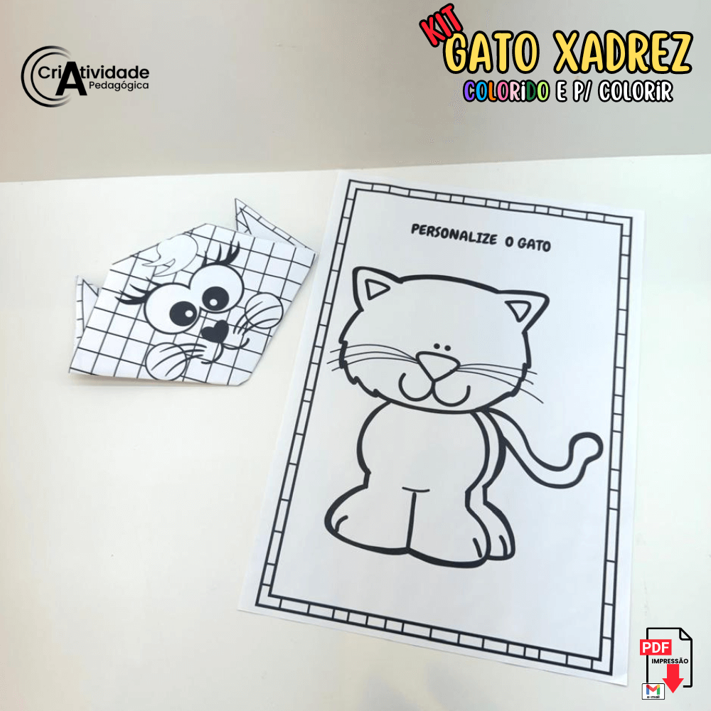 Como Criar um Fantoche do Gato Xadrez para Contar Histórias