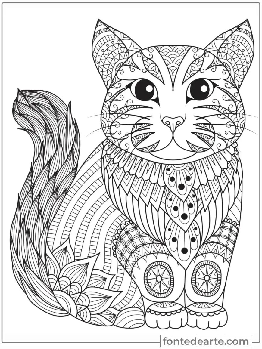 moldes de gato para imprimir