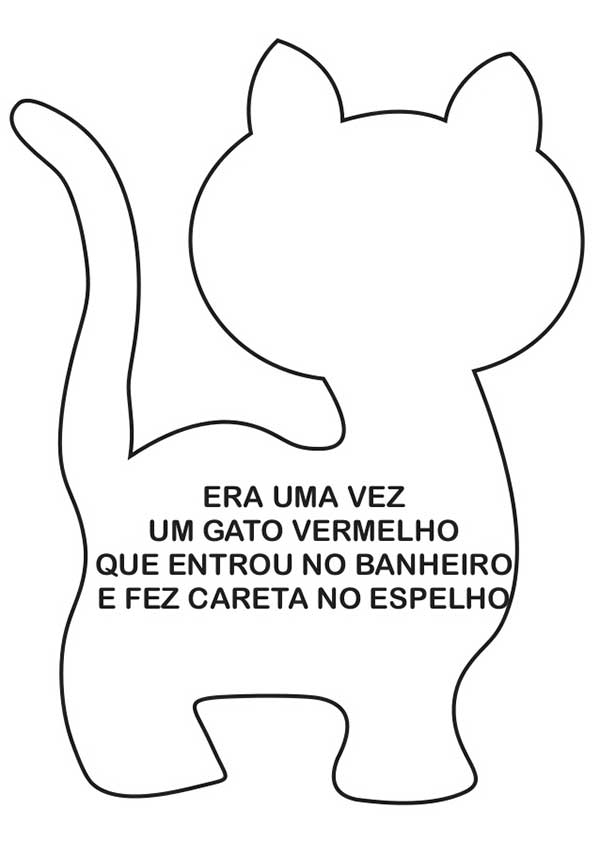 desenho de gato realista para imprimir