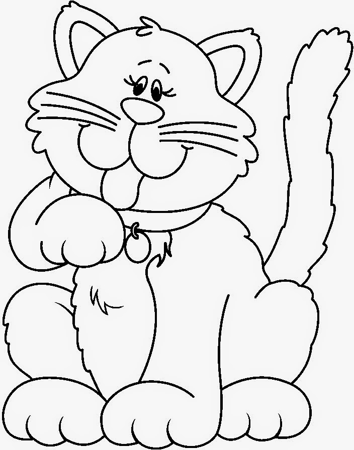 gato para imprimir em tamanho grande