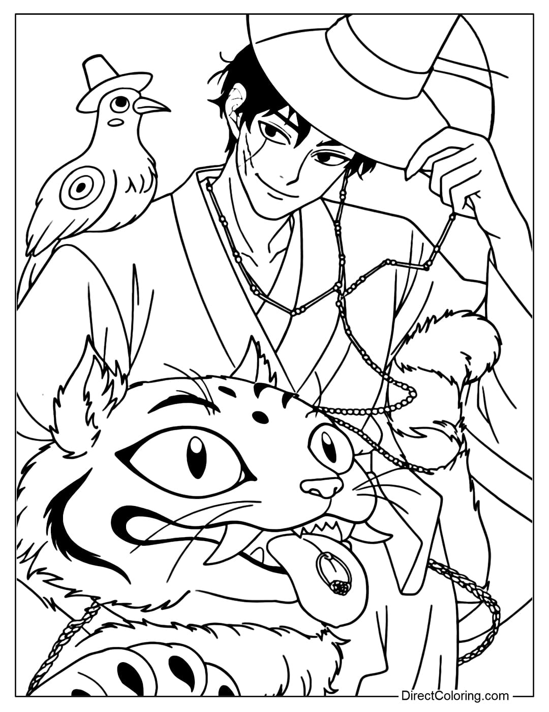 desenho para imprimir hunter x hunter