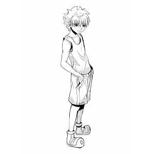 Desenhos de Hunter x Hunter em Estilo Chibi: Fofura para Colorir