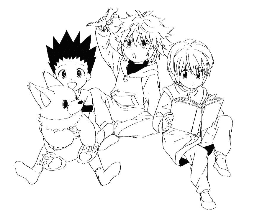 Os Melhores Sites para Encontrar Desenhos de Hunter x Hunter para Colorir