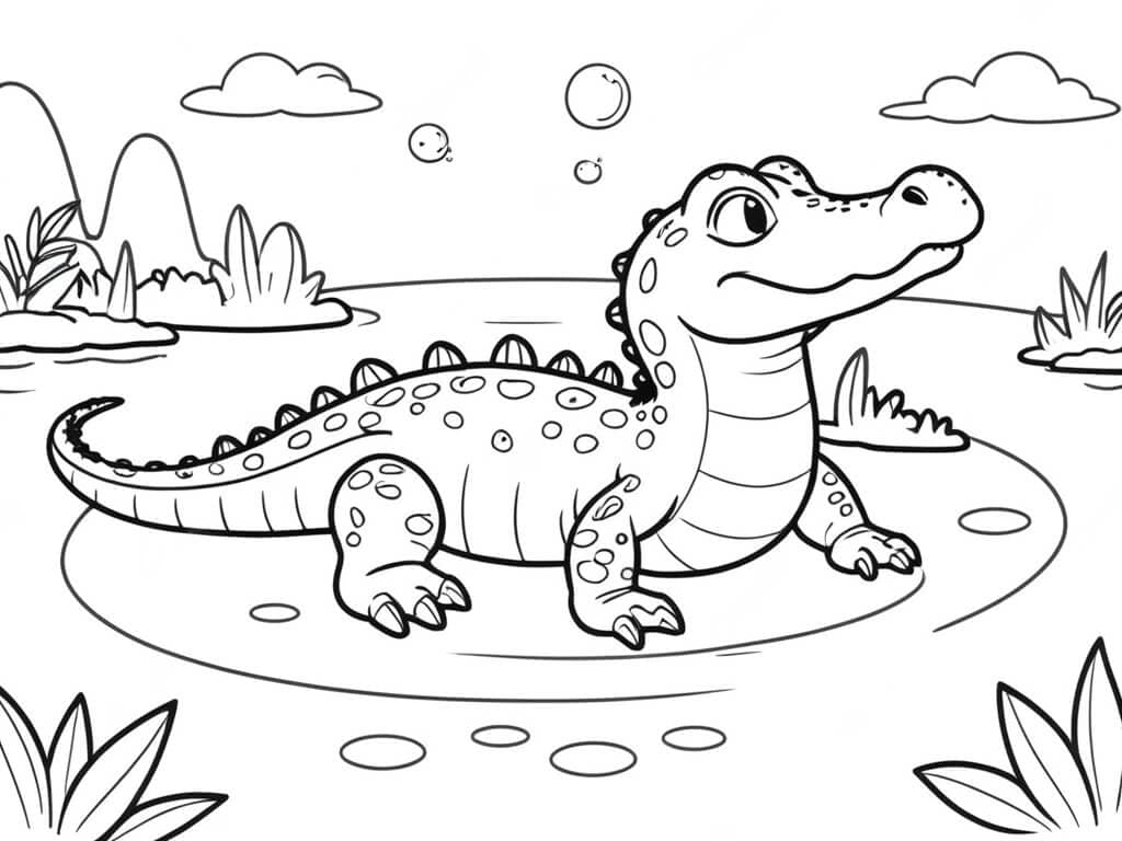 Atividades Educativas com Desenhos de Jacaré: Ligando Pontos e Labirintos