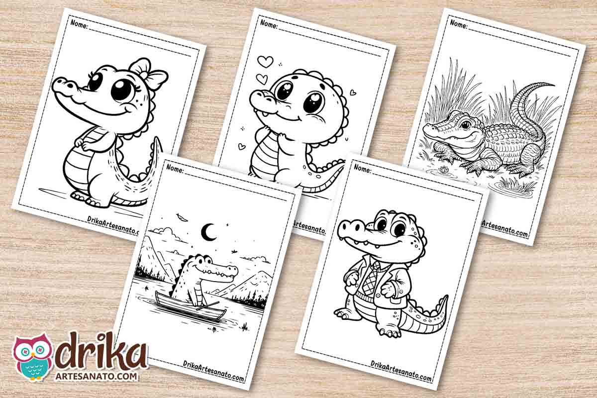 Como Escolher os Melhores Desenhos de Jacaré para Crianças