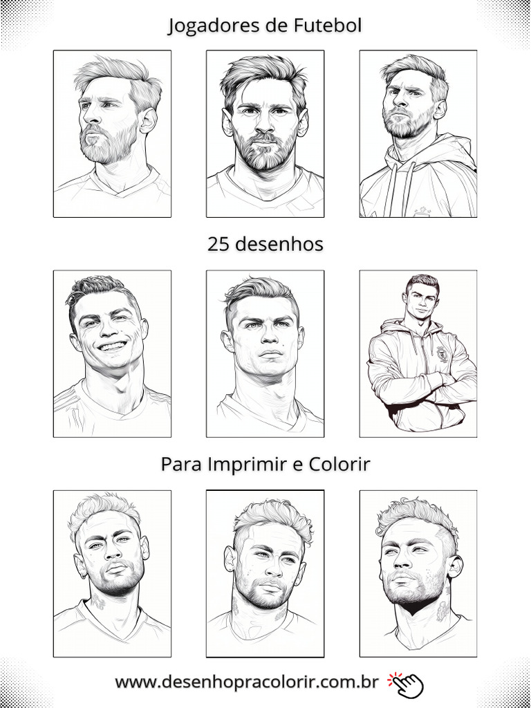 Top 10 Desenhos de Gols Famosos para Colorir