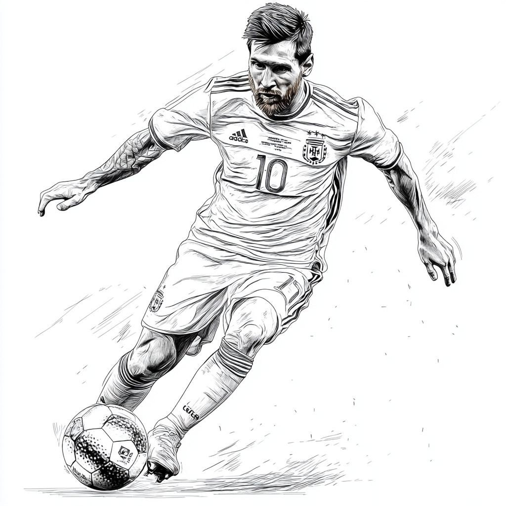 desenho para imprimir jogador de futebol