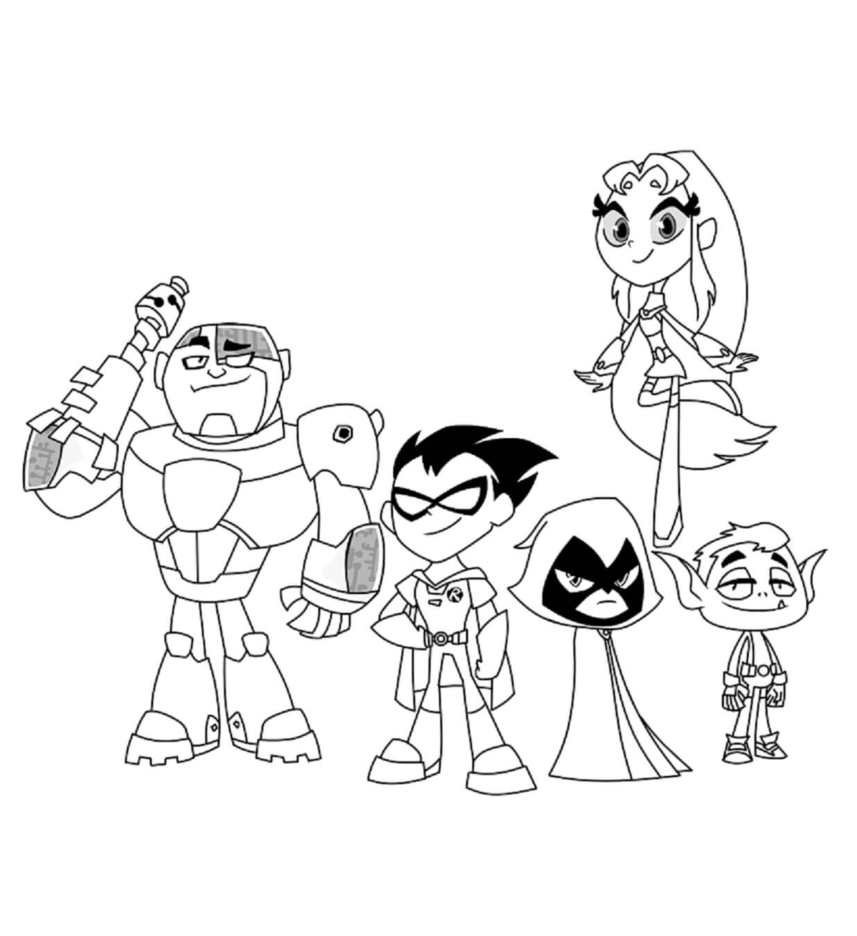 Jovens Titãs em Ação vs. Série Clássica: Qual Versão Colorir?