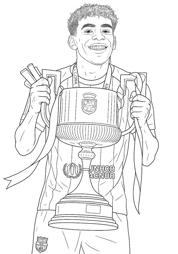 Como Imprimir Desenhos do Lamine Yamal em Casa