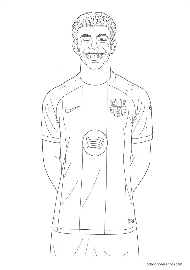 Os Melhores Desenhos do Lamine Yamal para Crianças