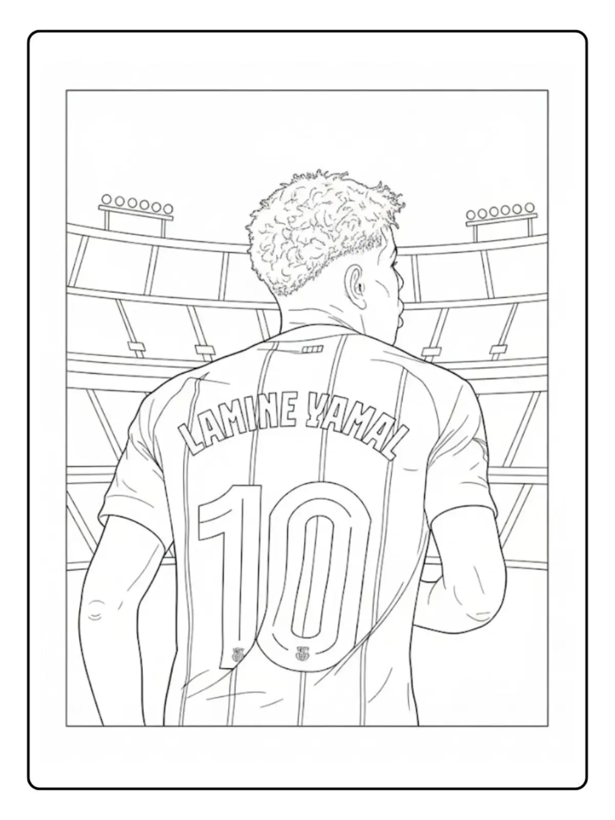 Guia Completo para Colorir o Uniforme do Lamine Yamal