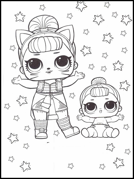 Dicas para colorir desenhos de LOL Surprise com canetinha e tinta