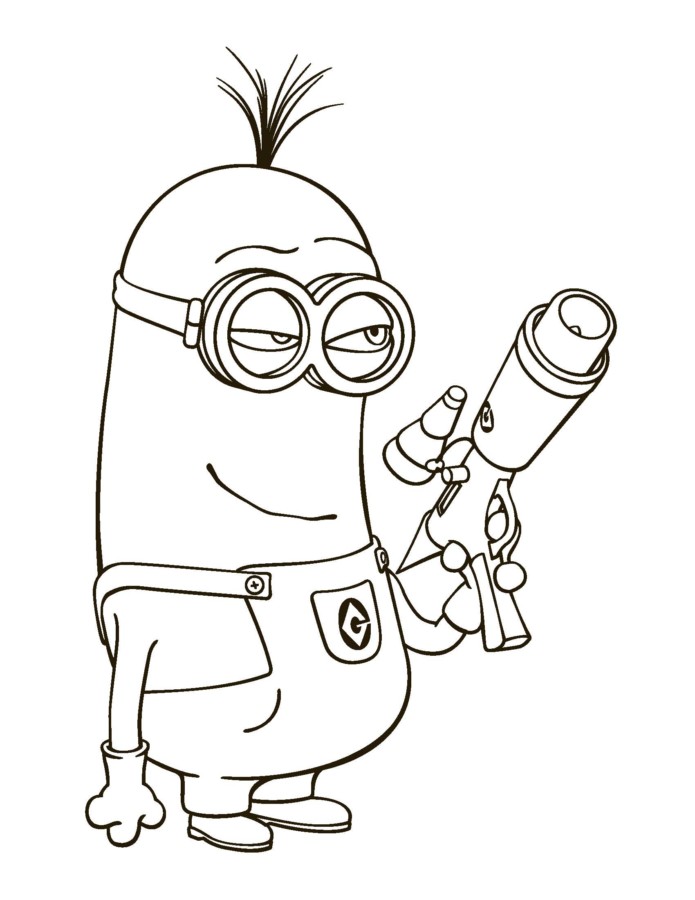 desenho para imprimir minions
