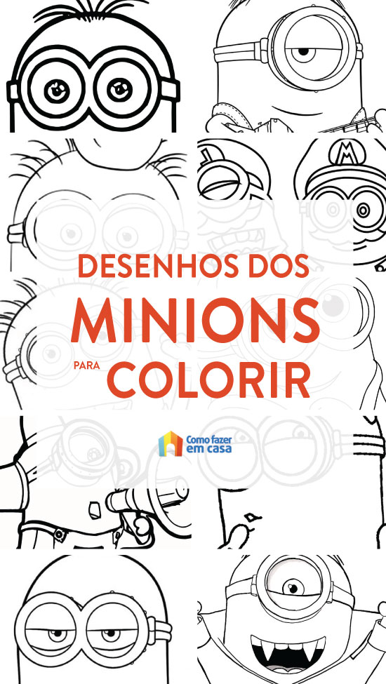 Onde Encontrar Mais de 100 Desenhos dos Minions para Imprimir