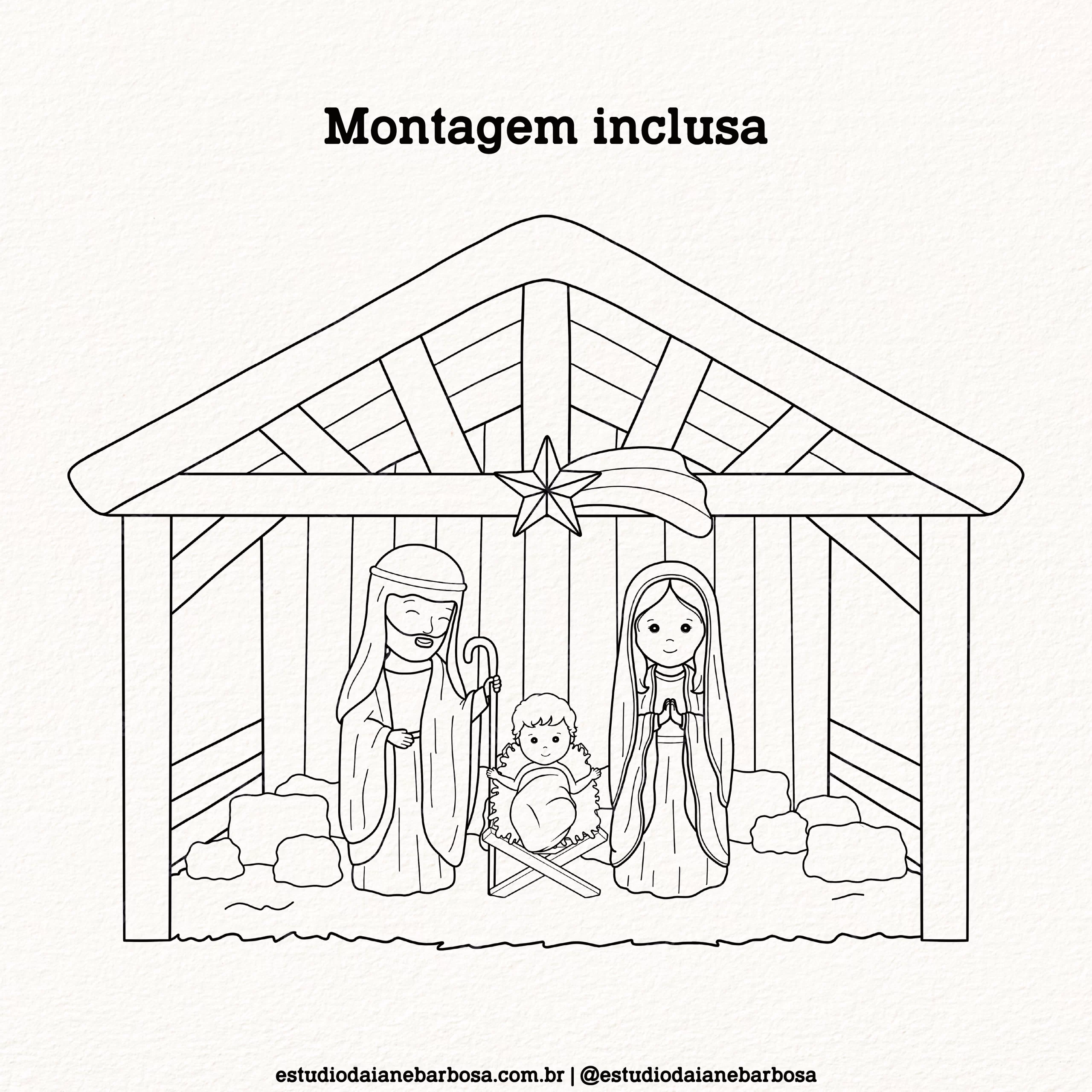 Ideias Criativas para Usar Desenhos do Nascimento de Jesus na Decoração
