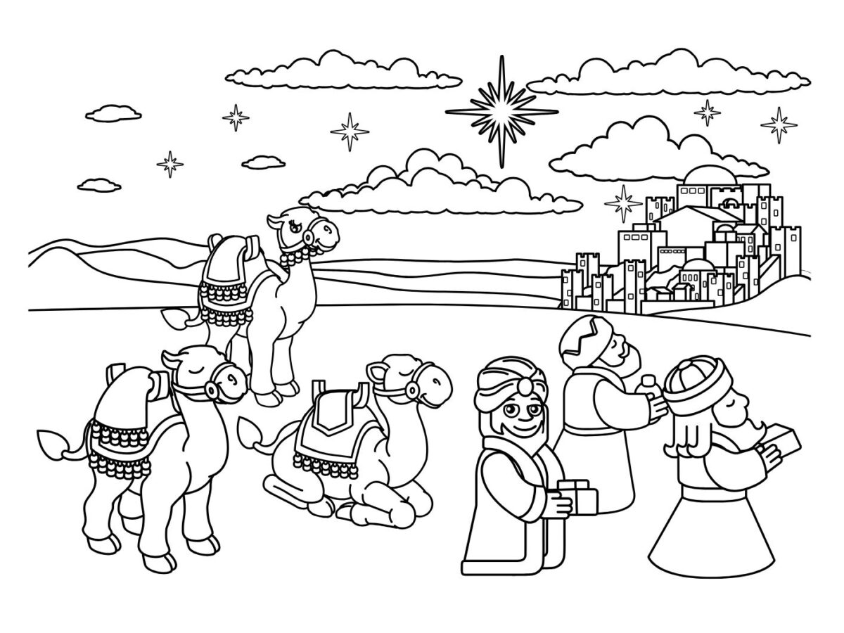 Atividades de Natal para Crianças: Nascimento de Jesus para Imprimir