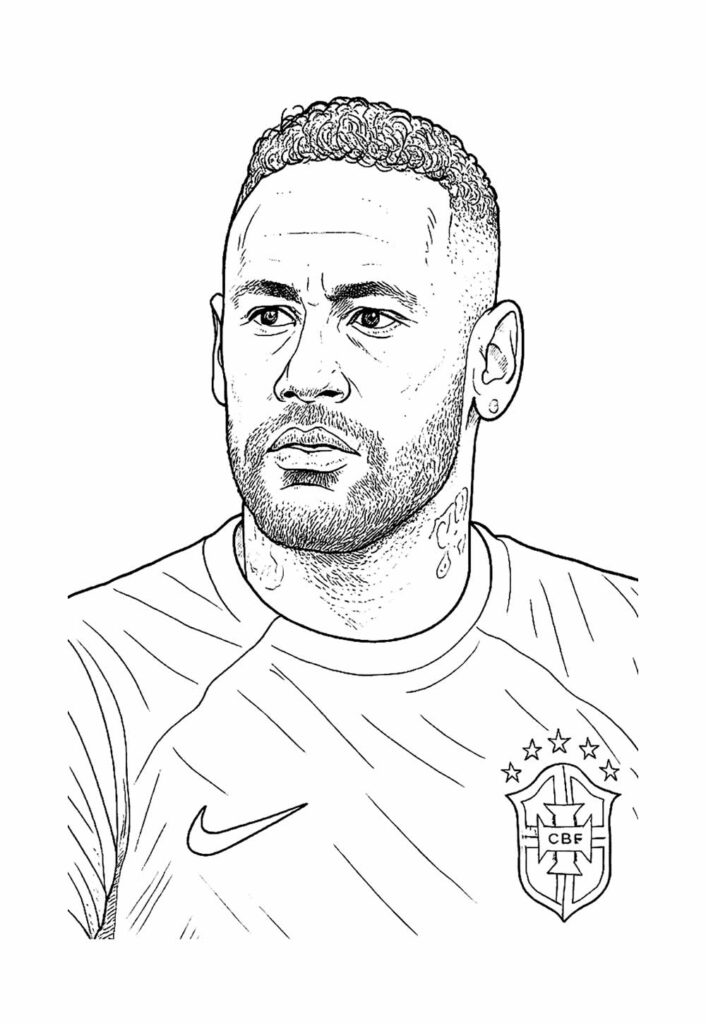 Onde encontrar desenhos do Neymar com a camisa do PSG