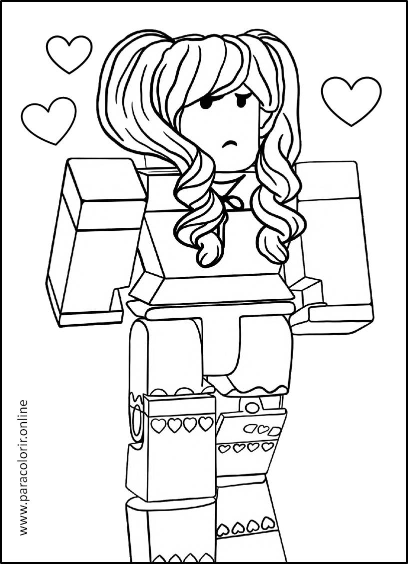 Desenhos de Bonecas de Papel Roblox: Crie Seus Próprios Avatares Físicos