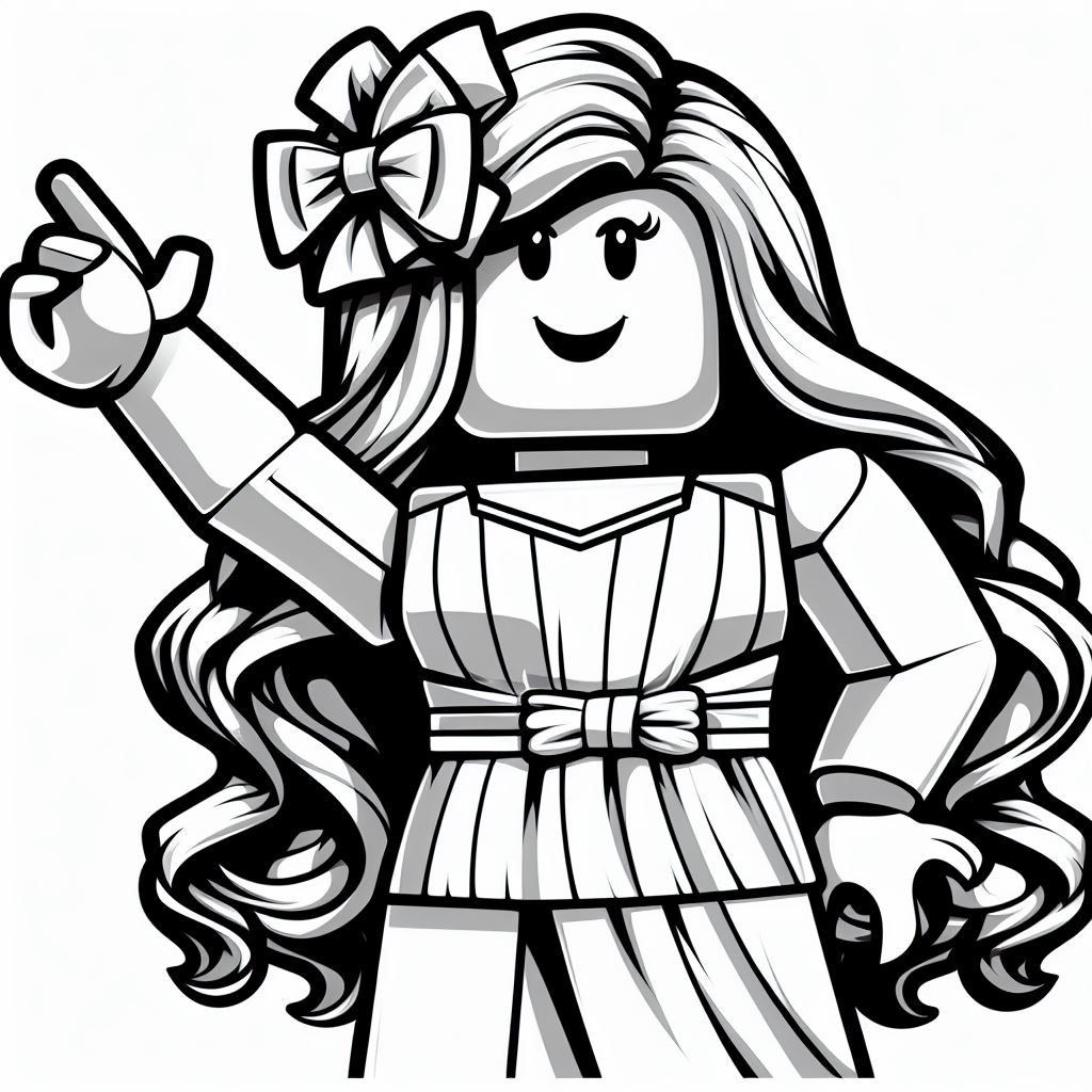 Kits de Festa Roblox Menina: Ideias Criativas com Desenhos para Imprimir