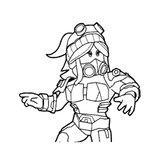 desenho para imprimir roblox menina
