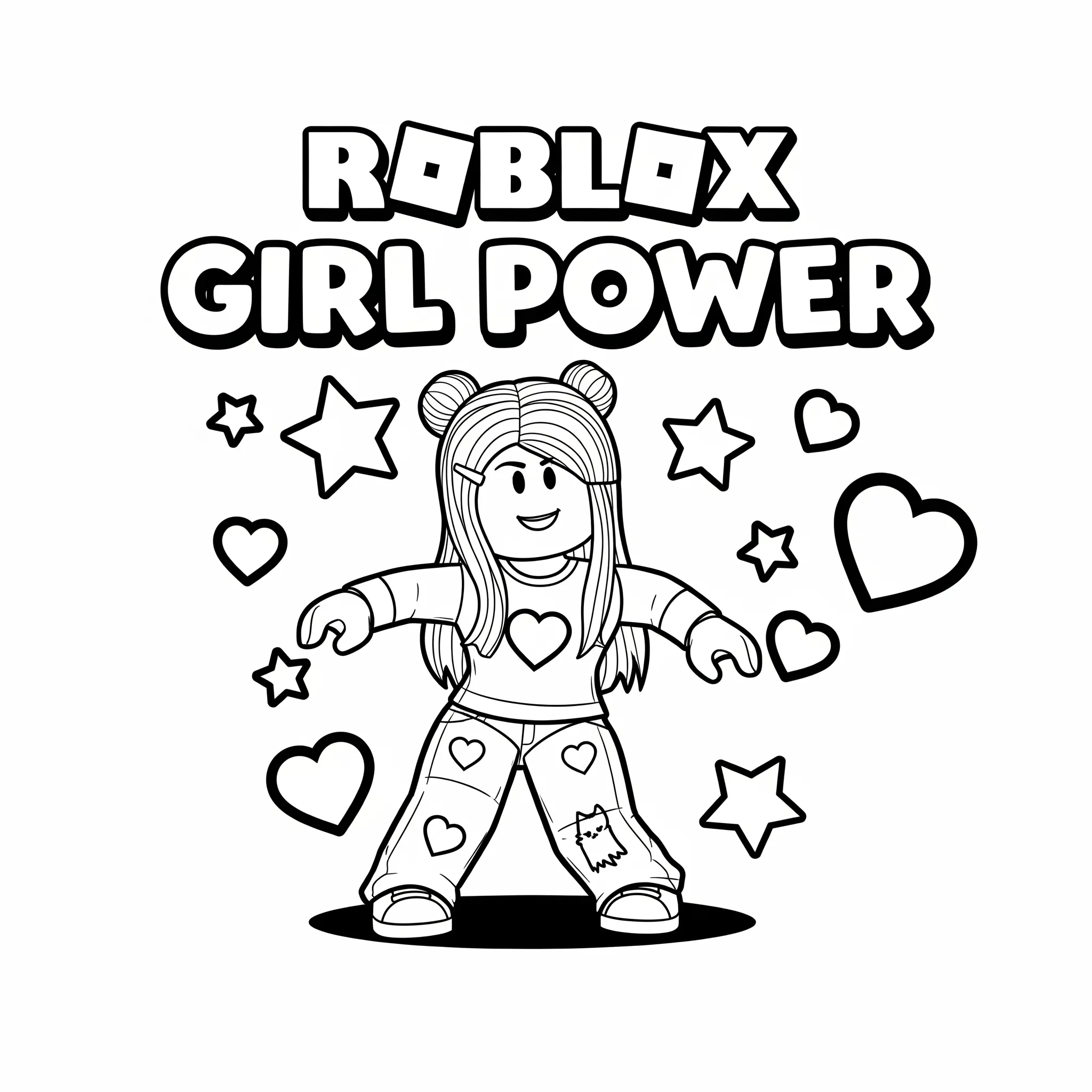 Kits de Festa Roblox Menina: Ideias Criativas com Desenhos para Imprimir