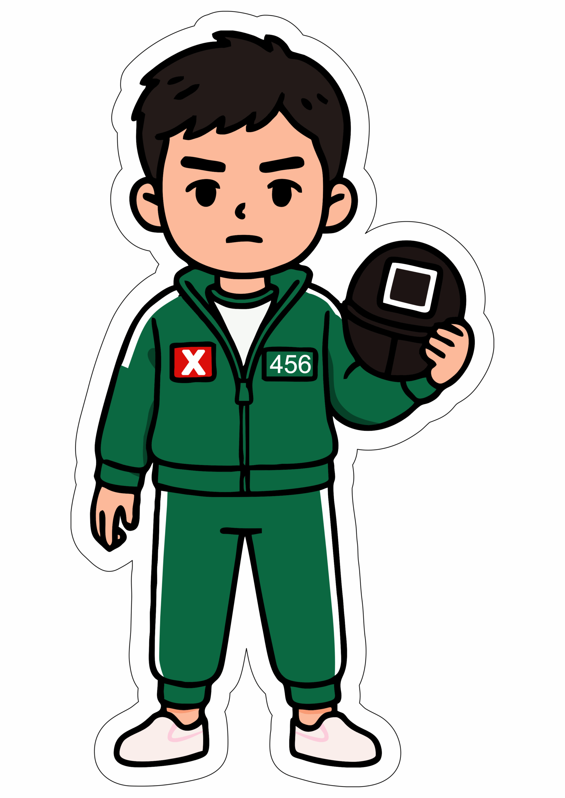 A Boneca de Round 6 e Outros Personagens para Colorir