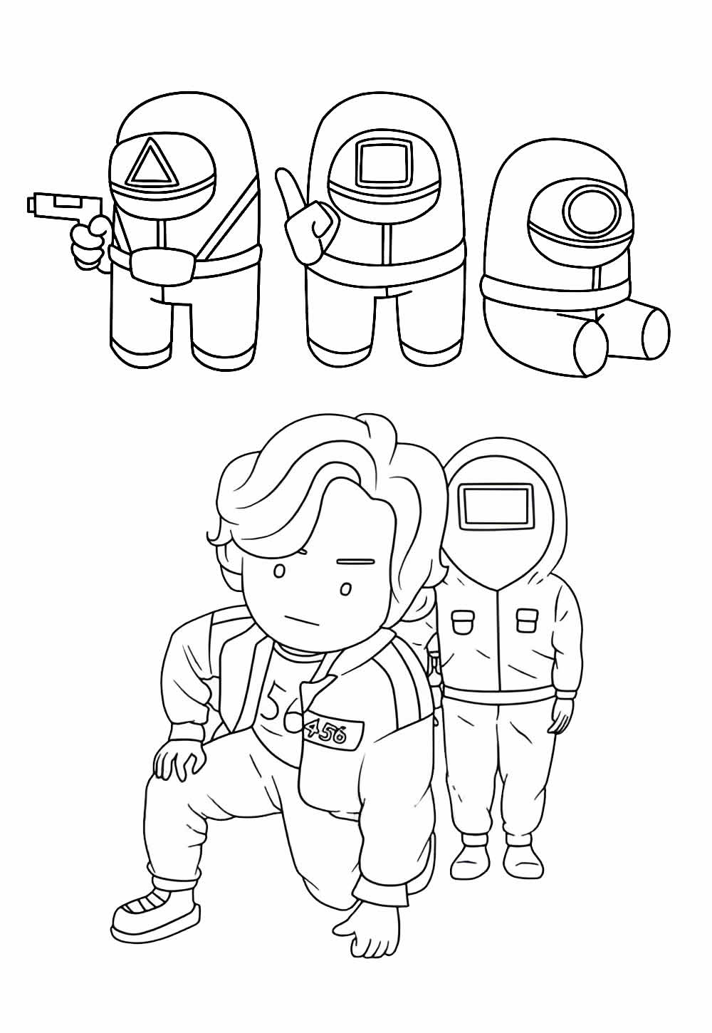 Como Desenhar os Guardas de Round 6: Guia Passo a Passo