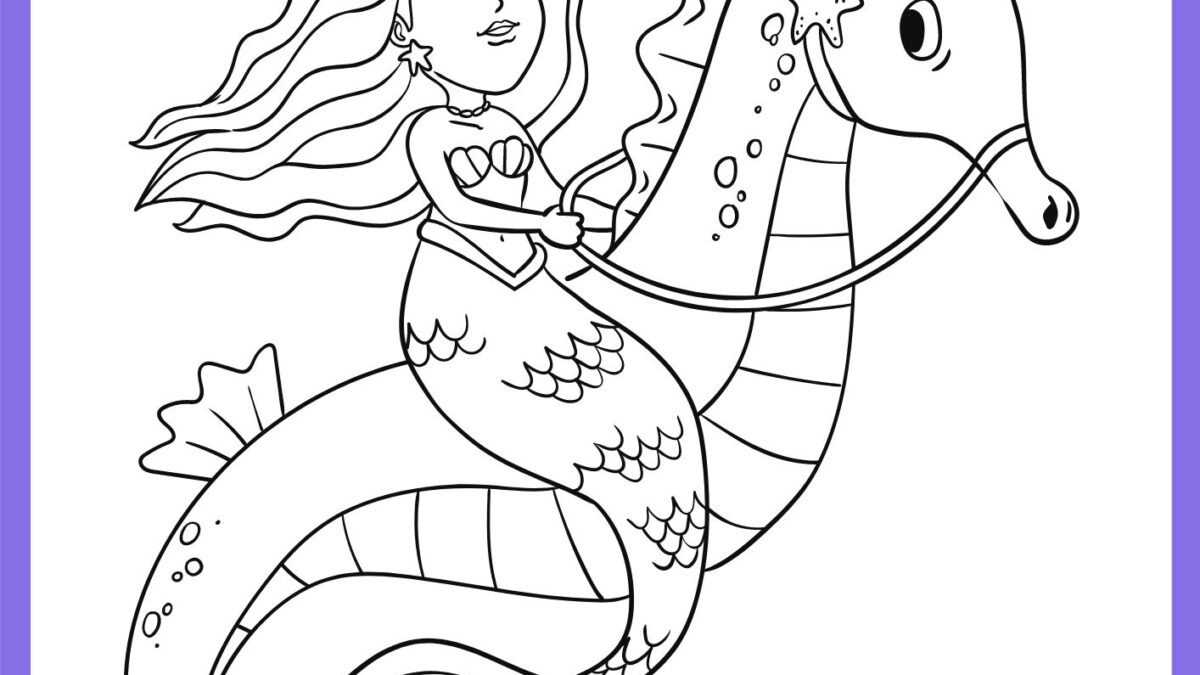 Desenhos de Sereias Realistas vs. Estilo Cartoon: Qual Imprimir?