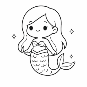 Atividades Criativas com Desenhos de Sereias para Crianças