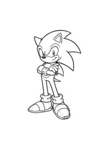 desenho para imprimir sonic 3