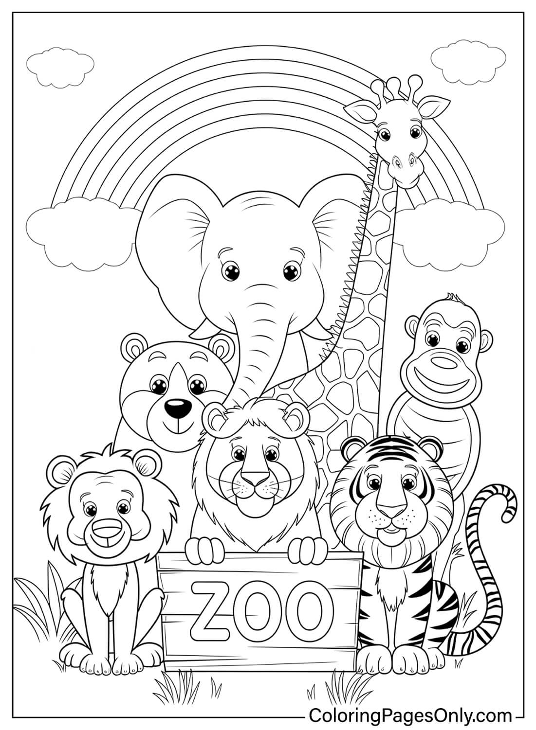 Ideias criativas para usar desenhos de zoológico em atividades escolares