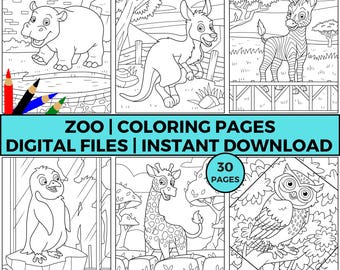 desenho para imprimir zoologico