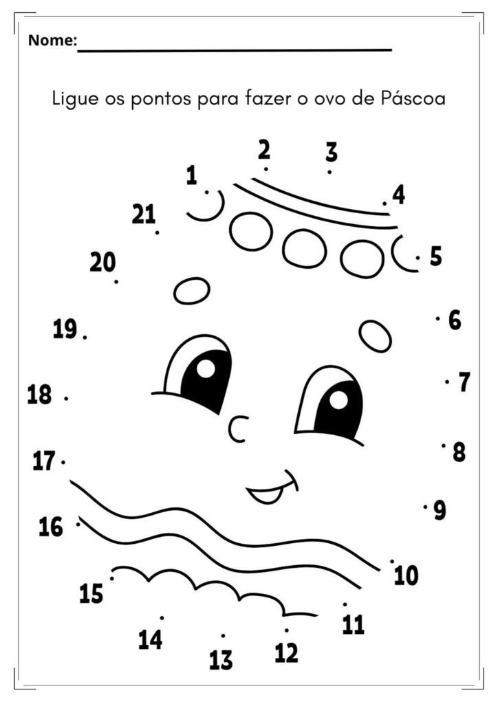 desenho para pascoa 1 ano