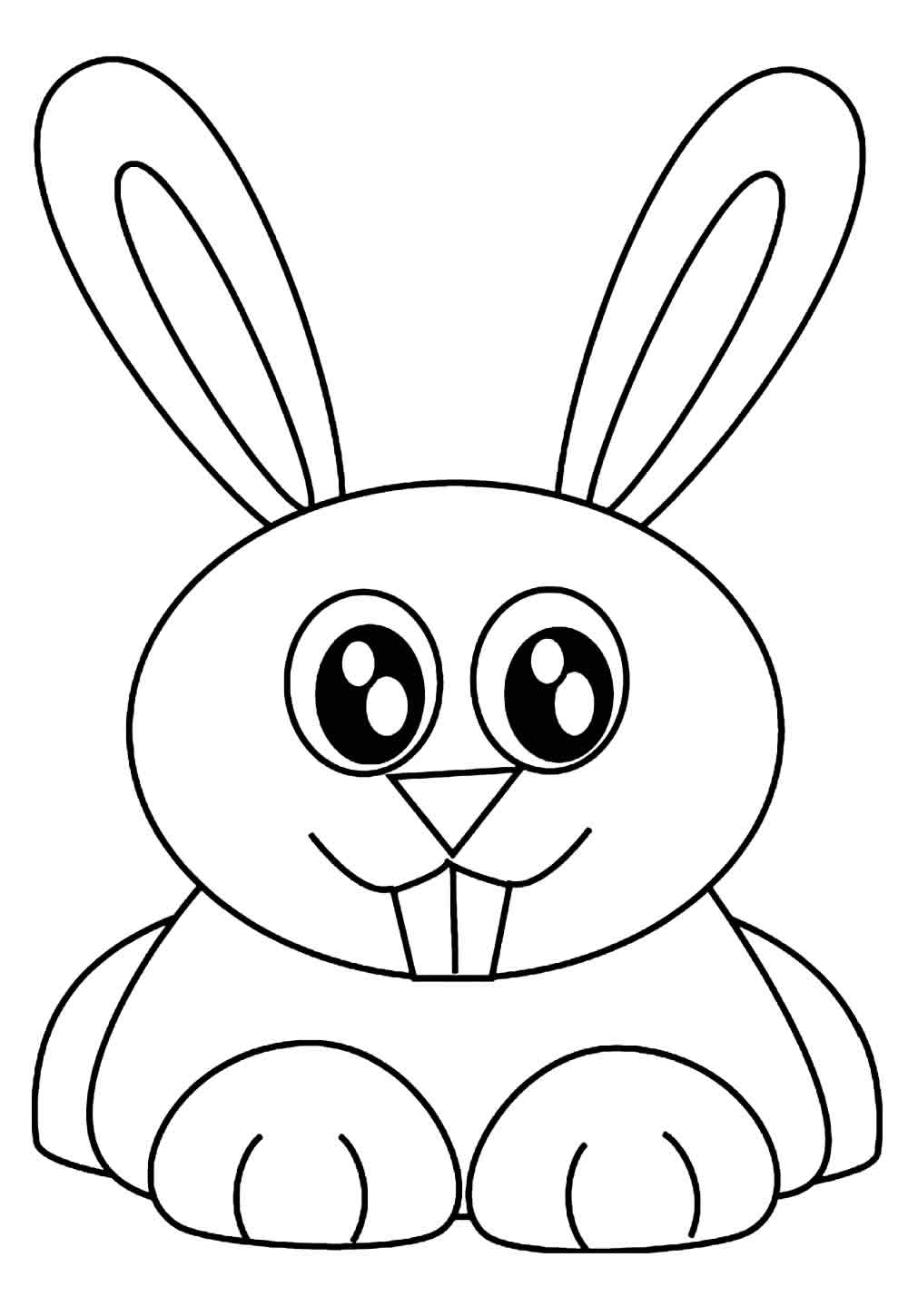 desenho para pascoa coelho